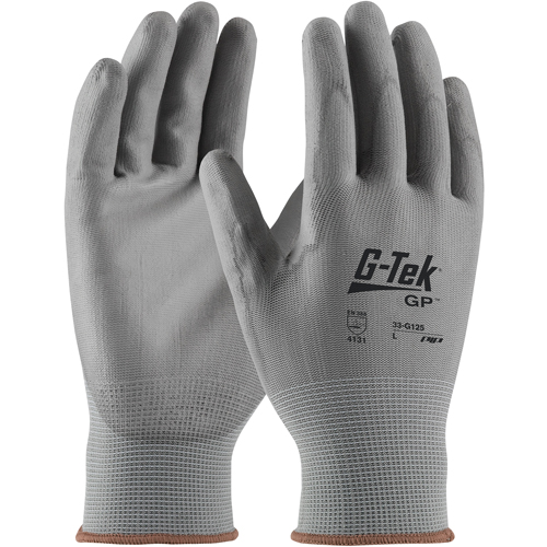 G-Tek 33G-165 Coated Gloves, 9/Large, Polyurethane Coating, 13 Gauge, Nylon Shell Stor-it Systems