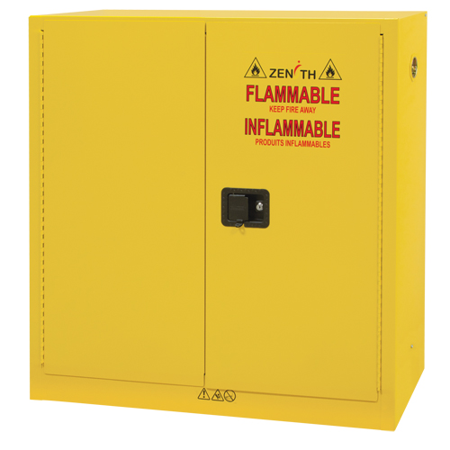 Flammable Storage Cabinet, 24 gal., 2 Door, 43" W x 44" H x 12" D Stor-it Systems