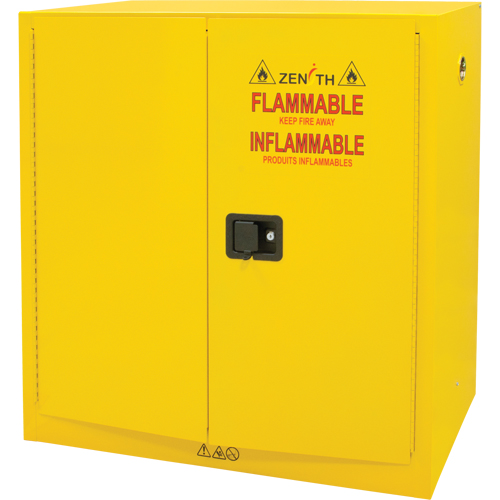 Flammable Storage Cabinet, 30 gal., 2 Door, 43" W x 44" H x 18" D Stor-it Systems
