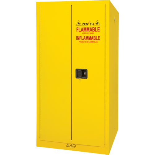 Flammable Storage Cabinet, 60 gal., 2 Door, 34" W x 65" H x 34" D Stor-it Systems