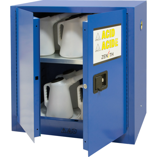 Corrosive Liquids Cabinet, 22 gal., 35" x 35" x 22" Stor-it Systems