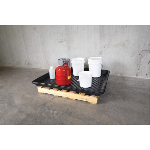 Plateaux Ultra-Utility Trays, 36" lo x 36" la x 4,75" h, Cap. de d&eacute;versement 27 gal. US Stor-it Systems
