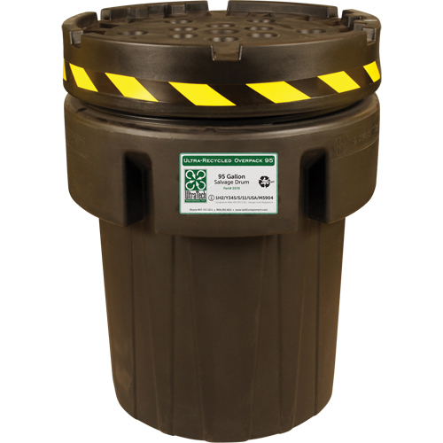 Baril de r&eacute;cup&eacute;ration Ultra-Recycled Overpack, 95 gal., Stationnaire Stor-it Systems