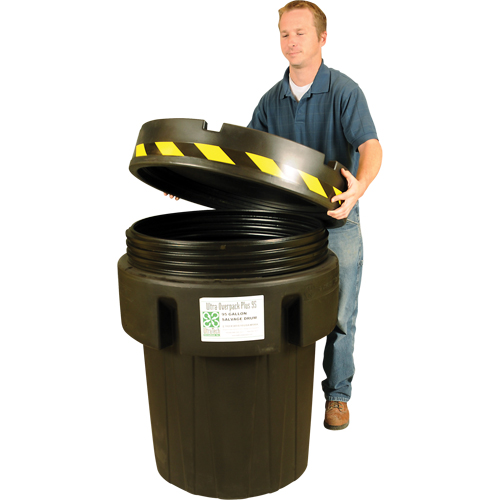 Baril de r&eacute;cup&eacute;ration Ultra-Recycled Overpack, 95 gal., Stationnaire Stor-it Systems