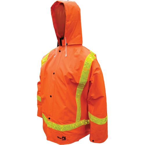 Open Road FR PVC Rain Suits, Small, Orange Stor-it Systems