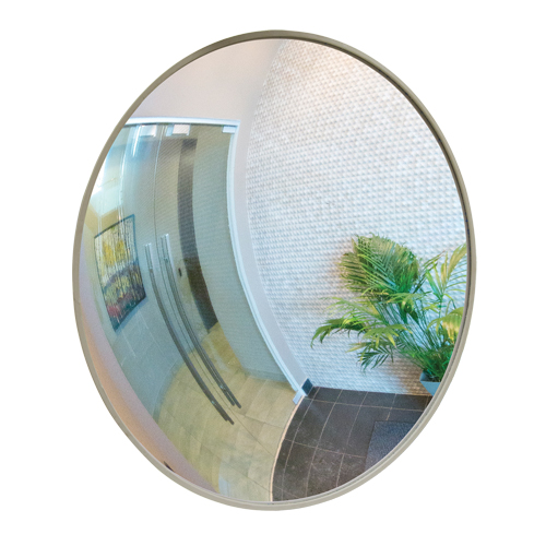 Convex Mirror with Bracket, Indoor/Outdoor, 30" Diameter Stor-it Systems