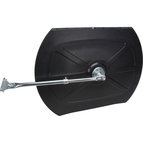 Roundtangular Convex Mirror with Telescopic Arm, 20" H x 30" W, Indoor/Outdoor Stor-it Systems