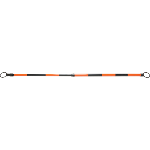 Retractable Cone Bar, 7' 5" Extended Length, Black/Orange Stor-it Systems