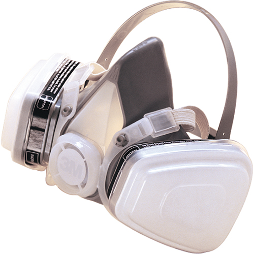 P95 Paint Spray/Pesticide Half Facepiece Disposable Respirator, Elastomer/Thermoplastic, Medium Stor-it Systems
