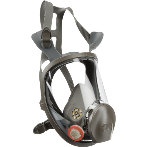 Respirateur r&eacute;utilisable &agrave; masque complet s&eacute;rie 6000, &eacute;lastom&egrave;re/Silicone/Thermoplastique, Grand Stor-it Systems