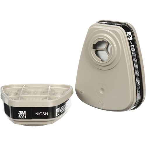 Cartouches pour respirateur s&eacute;rie 6000, Cartouche gaz/vapeur, Vapeur organique Stor-it Systems