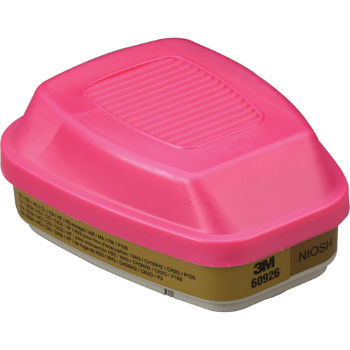 Cartouches pour respirateur s&eacute;rie 6000, Cartouche gaz/vapeur, Gaz multiples/Vapeurs/P100 Stor-it Systems