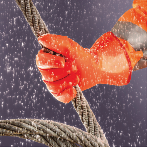 Gants Polar Grip 23-700, 9/Grand, R&ecirc;vetement PVC, Enveloppe en Nylon Stor-it Systems