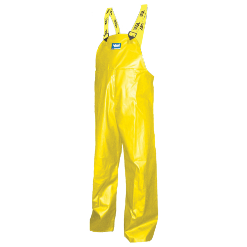 Journeyman&reg; Bib Pants, X-Large, Polyester/PVC, Yellow Stor-it Systems