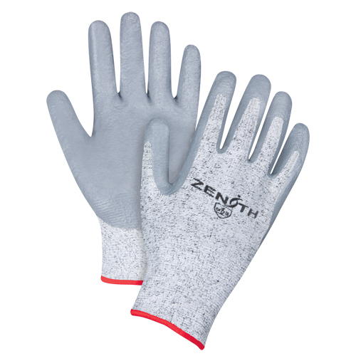 Gants &eacute;lastiques sans coutures r&eacute;sistants &agrave; la coupe, Taille Petit/7, Calibre 13, Rev&ecirc;tement Nitrile, Enveloppe en PEHP, ANSI/ISEA 105 niveau 2/EN 388 niveau 3 Stor-it Systems