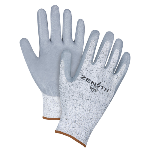 Seamless Stretch Cut-Resistant Gloves, Size Large/9, 13 Gauge, Nitrile Coated, HPPE Shell, ANSI/ISEA 105 Level 2/EN 388 Level 3 Stor-it Systems