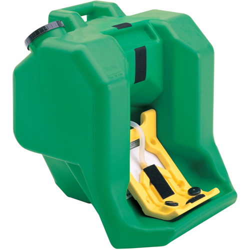 Douche oculaire portative, Aliment&eacute; par gravit&eacute;, Capacit&eacute; 16 gal., Conformit&eacute; ANSI Z358.1 Stor-it Systems