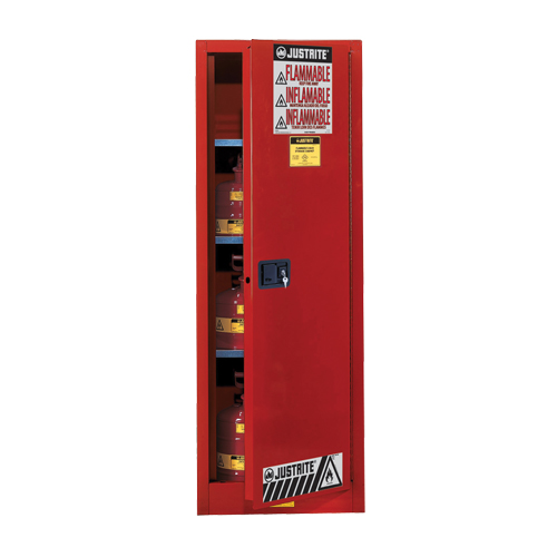 Armoire de s&eacute;curit&eacute; pour produits inflammables EX Slimline Sure-Grip , 22 gal., 3 tablettes Stor-it Systems