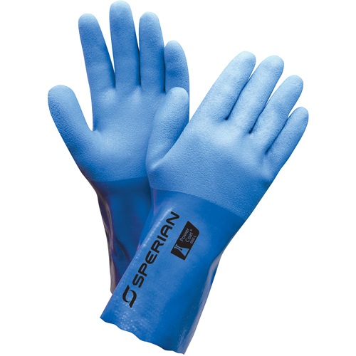Gants &agrave; triple enduit, Taille T-Grand/10, 12" lo, PVC, Doublure en Ouat&eacute;e,  Stor-it Systems