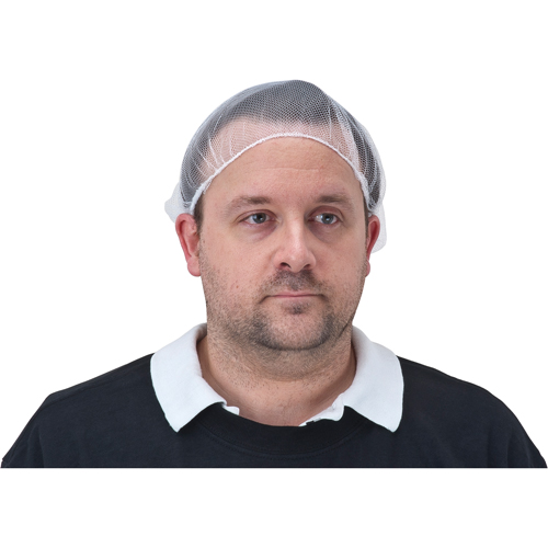 Hair Nets, Nylon, 18", White Stor-it Systems