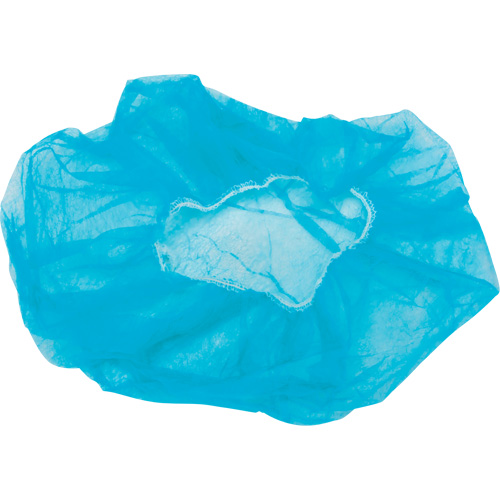 Bonnets bouffants, Polypropyl&egrave;ne, 24", Bleu Stor-it Systems