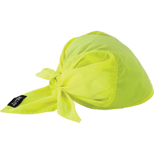 Chill-Its&reg; 6710CT Cooling Triangle Hats, High Visibility Lime-Yellow Stor-it Systems