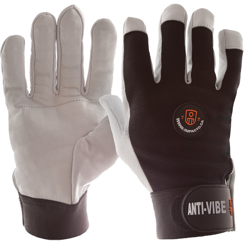 Anti-Vibration Air Glove&reg;, Size Medium, Pearl Leather Palm Stor-it Systems