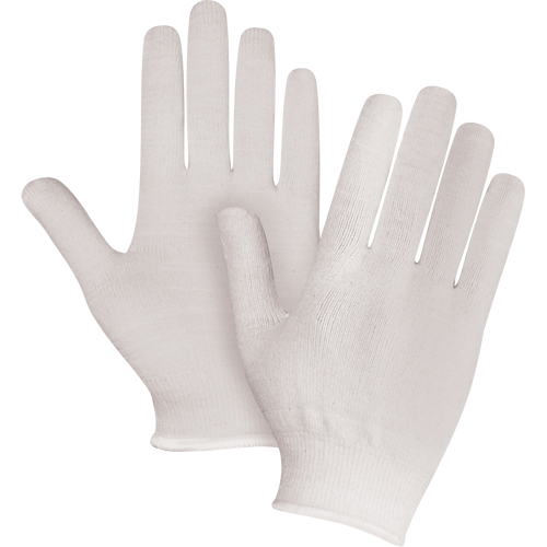 Premium String Knit Gloves, Cotton/Nylon, Small Stor-it Systems