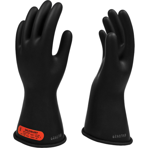 Gants isolants en caoutchouc Salisbury, ASTM classe 0, Taille 7, 11" lo Stor-it Systems