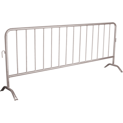 Barri&egrave;re portative, Emboîtables, 102" lo x 40" h, Argent Stor-it Systems