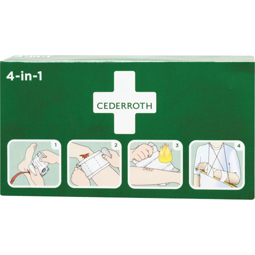 Coagulant 4-dans-1 cederroth, 9" lo x 5-1/2" la Stor-it Systems