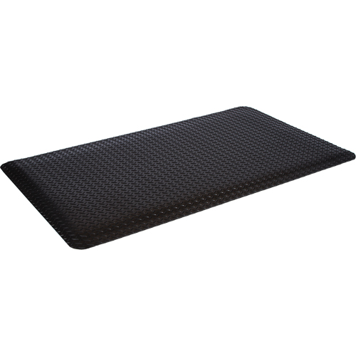 WD Deck Plate Mats, Diamond, 3' x 12' x 5/8", Black, Sponge Stor-it Systems