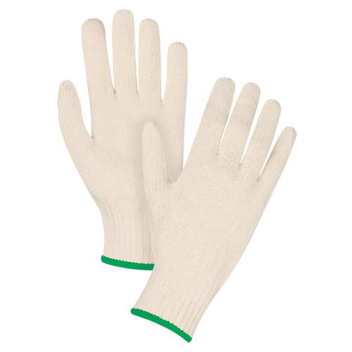 Heavyweight String Knit Gloves, Poly/Cotton, 7 Gauge, Medium Stor-it Systems