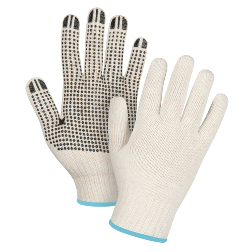 Gants tricot&eacute;s de poids lourd, Poly/coton, Un c&ocirc;t&eacute;, Calibre 7, T-Grand Stor-it Systems