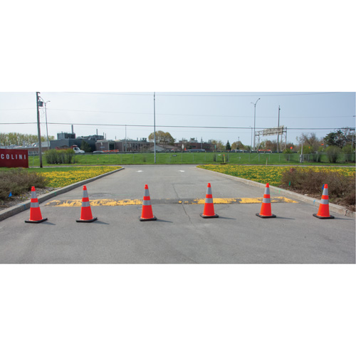 Traffic Cone, 28", Orange, 4" & 6" Reflective Collar(s) Stor-it Systems