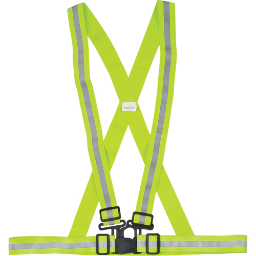 Harnais de s&eacute;curit&eacute; d'usage standard, Jaune lime haute visibilit&eacute;, Couleur r&eacute;fl&eacute;chissante Argent, Moyen Stor-it Systems
