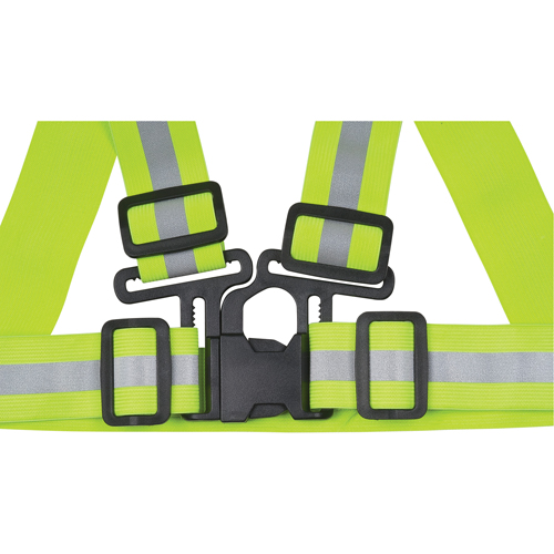 Harnais de s&eacute;curit&eacute; d'usage standard, Jaune lime haute visibilit&eacute;, Couleur r&eacute;fl&eacute;chissante Argent, Moyen Stor-it Systems