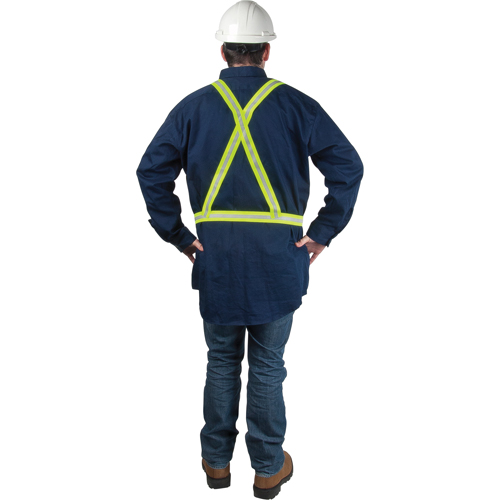 Harnais de s&eacute;curit&eacute; d'usage standard, Jaune lime haute visibilit&eacute;, Couleur r&eacute;fl&eacute;chissante Argent, Moyen Stor-it Systems