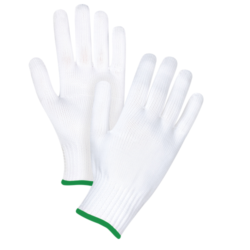 Gants tricot&eacute;s sans couture, Polyester, Calibre 10, Moyen Stor-it Systems