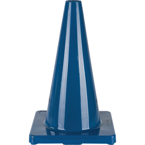 C&ocirc;ne de couleur pour la signalisation, 18", Bleu Stor-it Systems