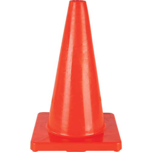 C&ocirc;ne de couleur pour la signalisation, 18", Orange Stor-it Systems
