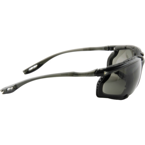 Virtua Safety Glasses with Foam Gasket, Grey/Smoke Lens, Anti-Fog, ANSI Z87+/Meets/Exceeds CSA Z94.3 Stor-it Systems