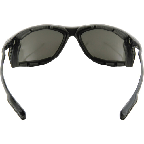 Virtua Safety Glasses with Foam Gasket, Grey/Smoke Lens, Anti-Fog, ANSI Z87+/Meets/Exceeds CSA Z94.3 Stor-it Systems