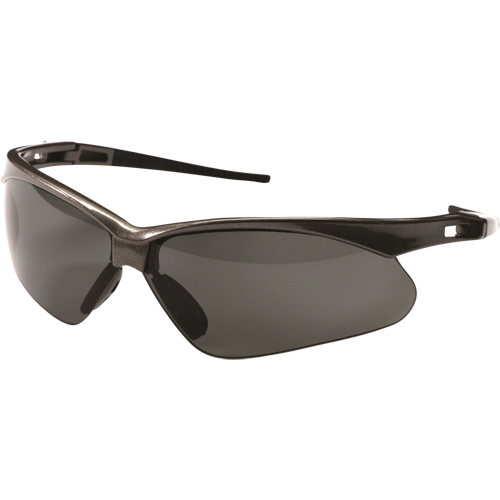 Lunettes de s&eacute;curit&eacute; Nemesis de Kleenguard, Lentille Fum&eacute;e/Grise/fum&eacute;e, Polaris&eacute;, ANSI Z87+ Stor-it Systems