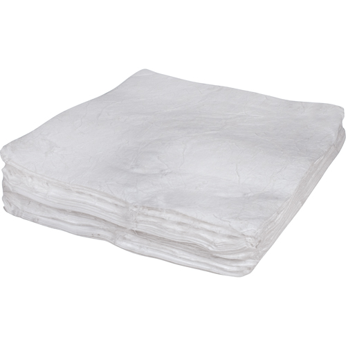 Feuilles absorbantes souffl&eacute;es de premi&egrave;re qualit&eacute;, Huile seulement, 30" x 30", 50 gal. d'absorption Stor-it Systems