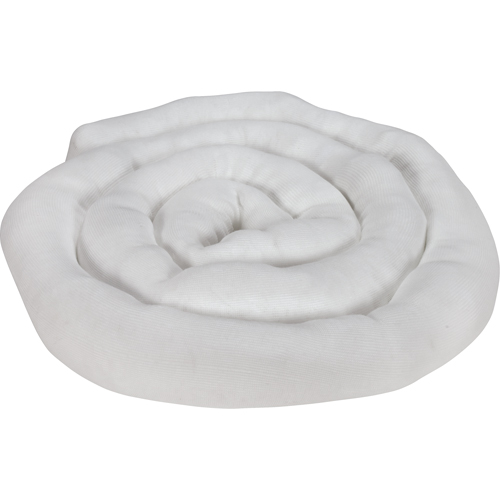 Remblais tubulaire absorbant, Huile seulement, Absorption 45 gal., 3" la x 10' lo, Pqt de 10 Stor-it Systems