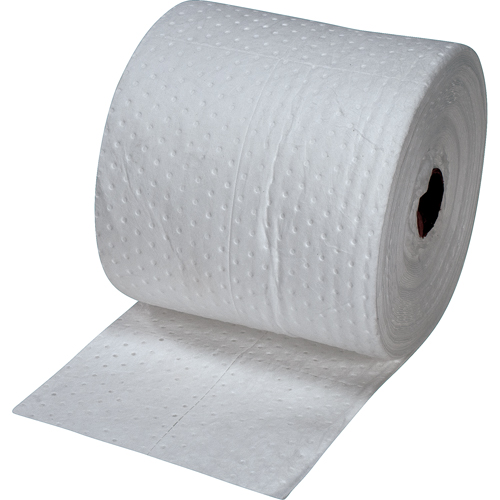 Feuilles absorbantes lamin&eacute;es (SMS) de premi&egrave;re qualit&eacute;, Lourd, 150' lo x 15" la, Absorption 25 gal. Stor-it Systems