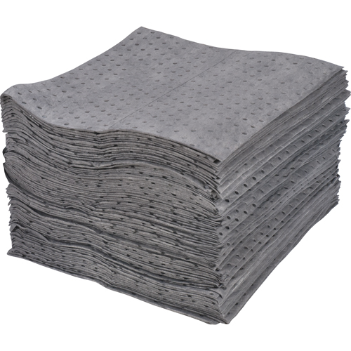 Premium Laminated (SMS) Sorbent Pads, Universal, 15" x 17", 30 gal. Absorbancy Stor-it Systems