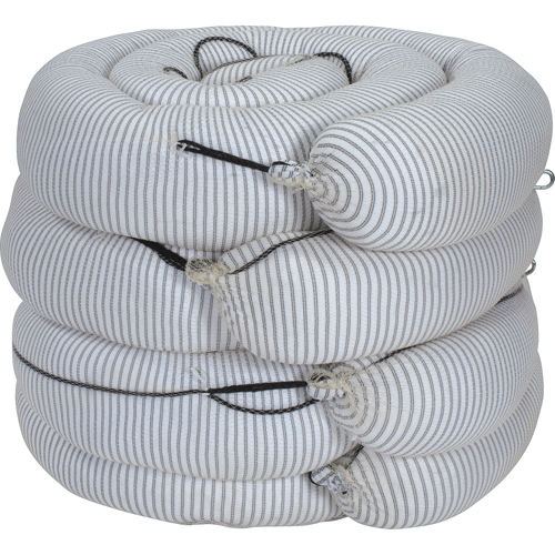 Premium Sorbent Boom, Universal, 10' L x 8" W, 70 gal. Absorbancy, 4 /Pack Stor-it Systems