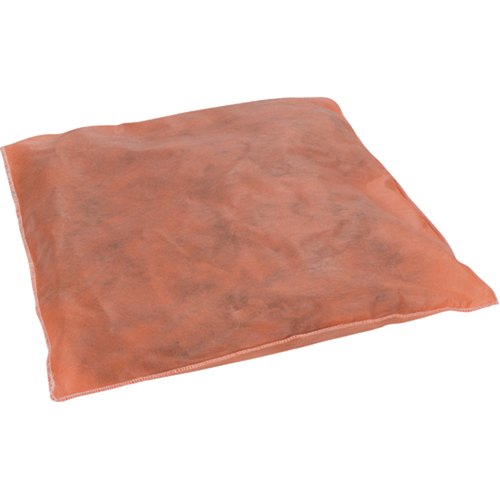 Tampon absorbant, Mati&egrave;res dangereuses, 18" lo x 18" la, 45 gal. absorption/pqt Stor-it Systems